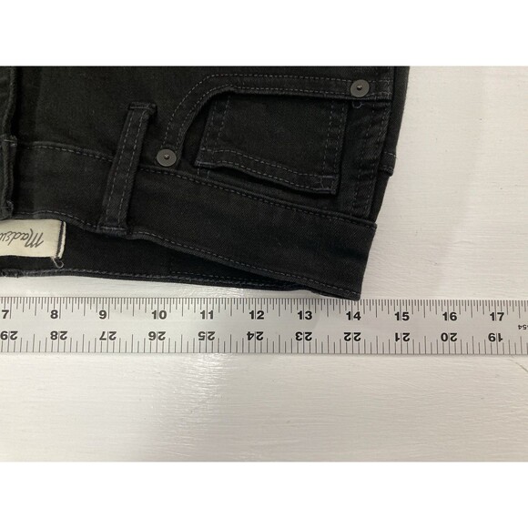Madewell Jeans Women’s 28T Black Denim 10" High Rise Skinny Tall Casual - Picture 8 of 11